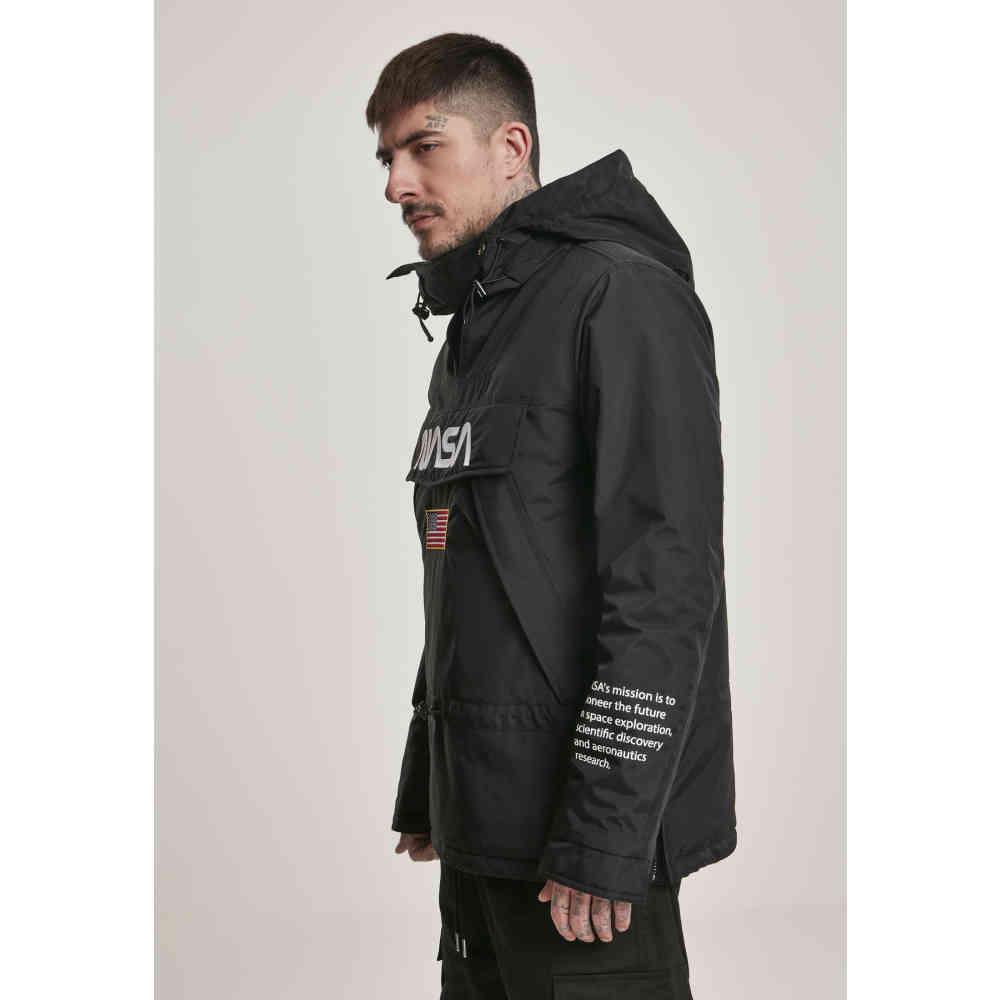 Urban Classics NASA - NASA Windbreaker jacket - M - Zwart